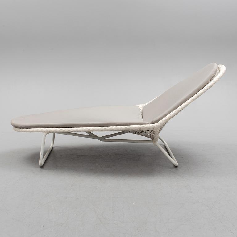 A Cane-line sun bed from Denmark, 21st Century.