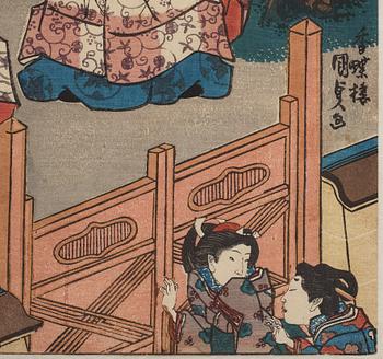 UTAGAWA KUNISADA, also known as Toyokuni III (1786-1864 UTAGAWA KUNISADA, also known as Toyokuni III (1786-1864