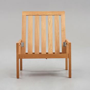 HANS J WEGNER, fällstol/bord, "GE520", Getama, Danmark, 1960-tal.