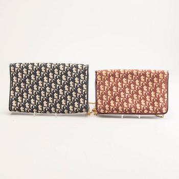 Christian Dior, bags, 2 pcs, 1970s-80s.