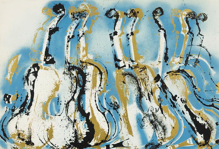 Arman, lithograph in colours, signed VI/XX HC.