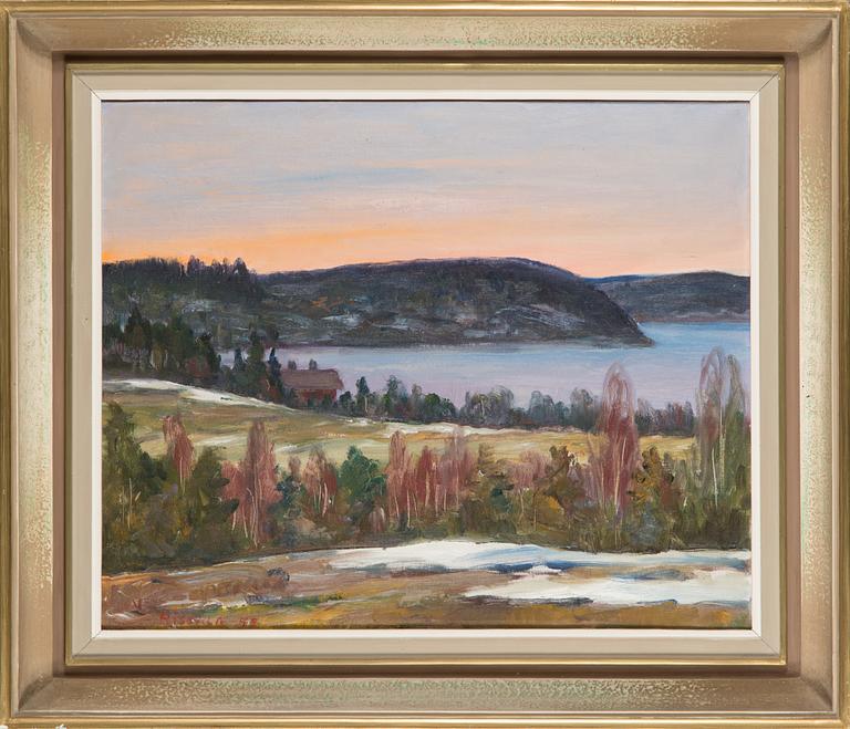 Kaapo Rissala, oil on canvas, signed and dated -49.