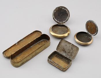 DOSOR, 4 st, mässing, 1800-tal.