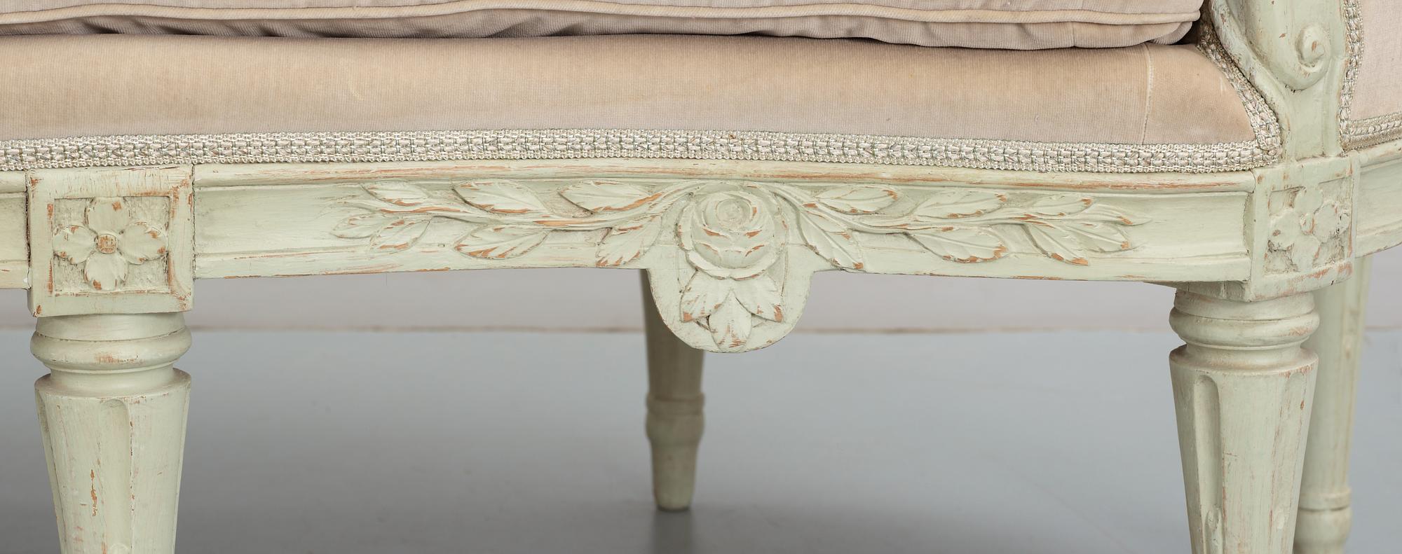 SOFFA. Gustaviansk, 1700-talets slut.