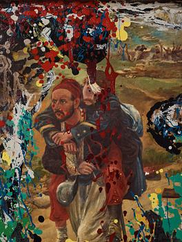 Asger Jorn, "Hero au dos".