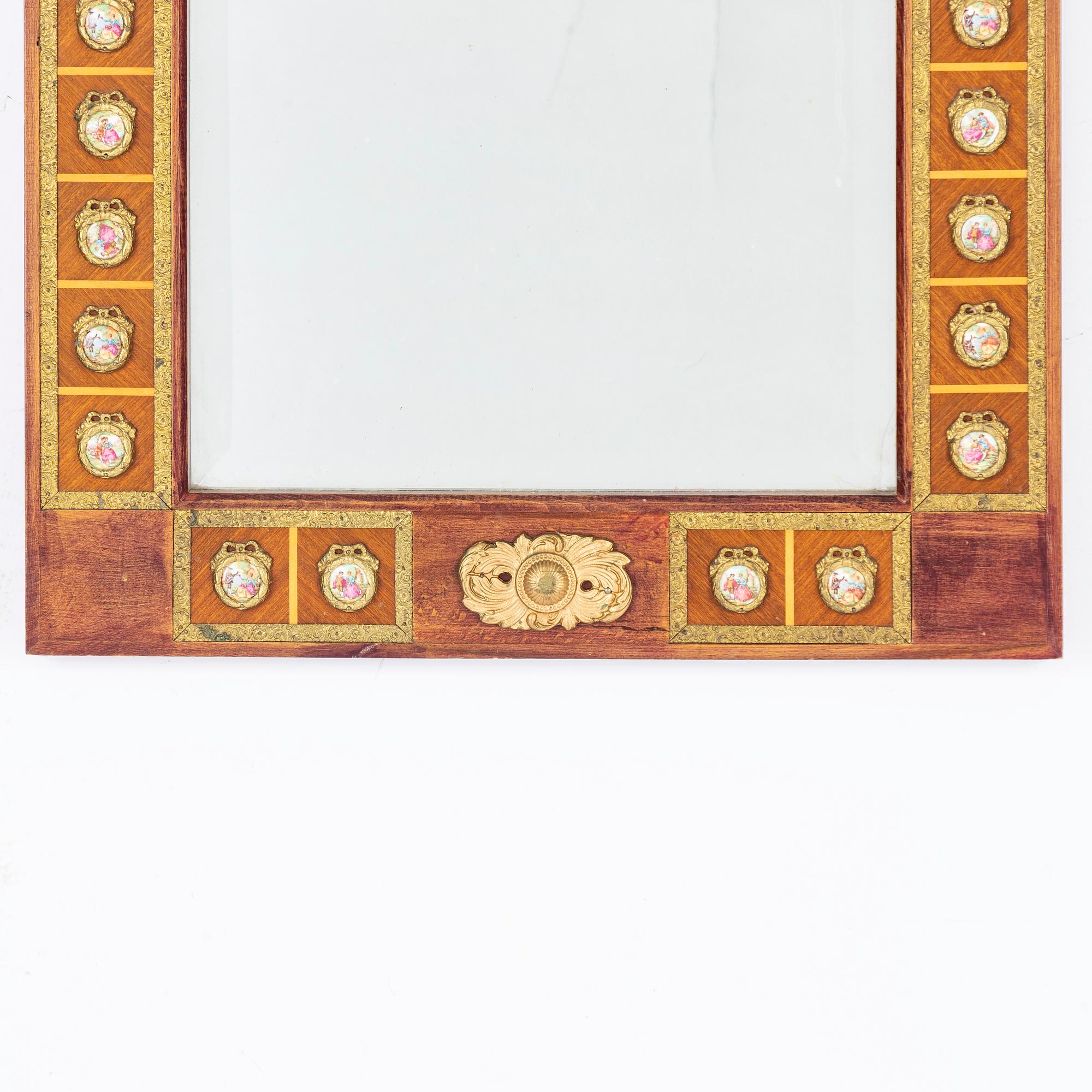 Mirror, Louis XVI style, circa 1900.