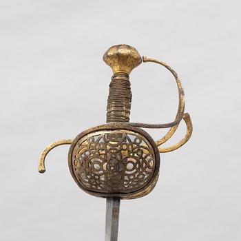 Rapier, early 17th century.