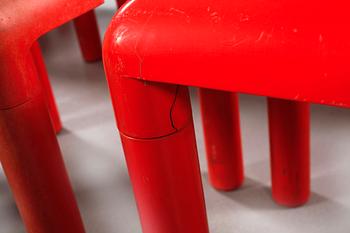 Twelve chairs designed by Eero Aarnio for Upo Oy in Finland, made in the fourth quarter of the 20th century.
