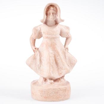 CARIN NILSON, skulptur, gips, signerad.