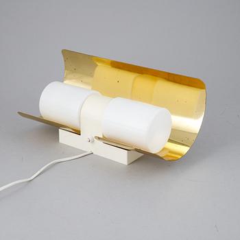 Hans-Agne Jakobsson, a brass wall lamp, model V400, Markaryd, second half of the 20th century.