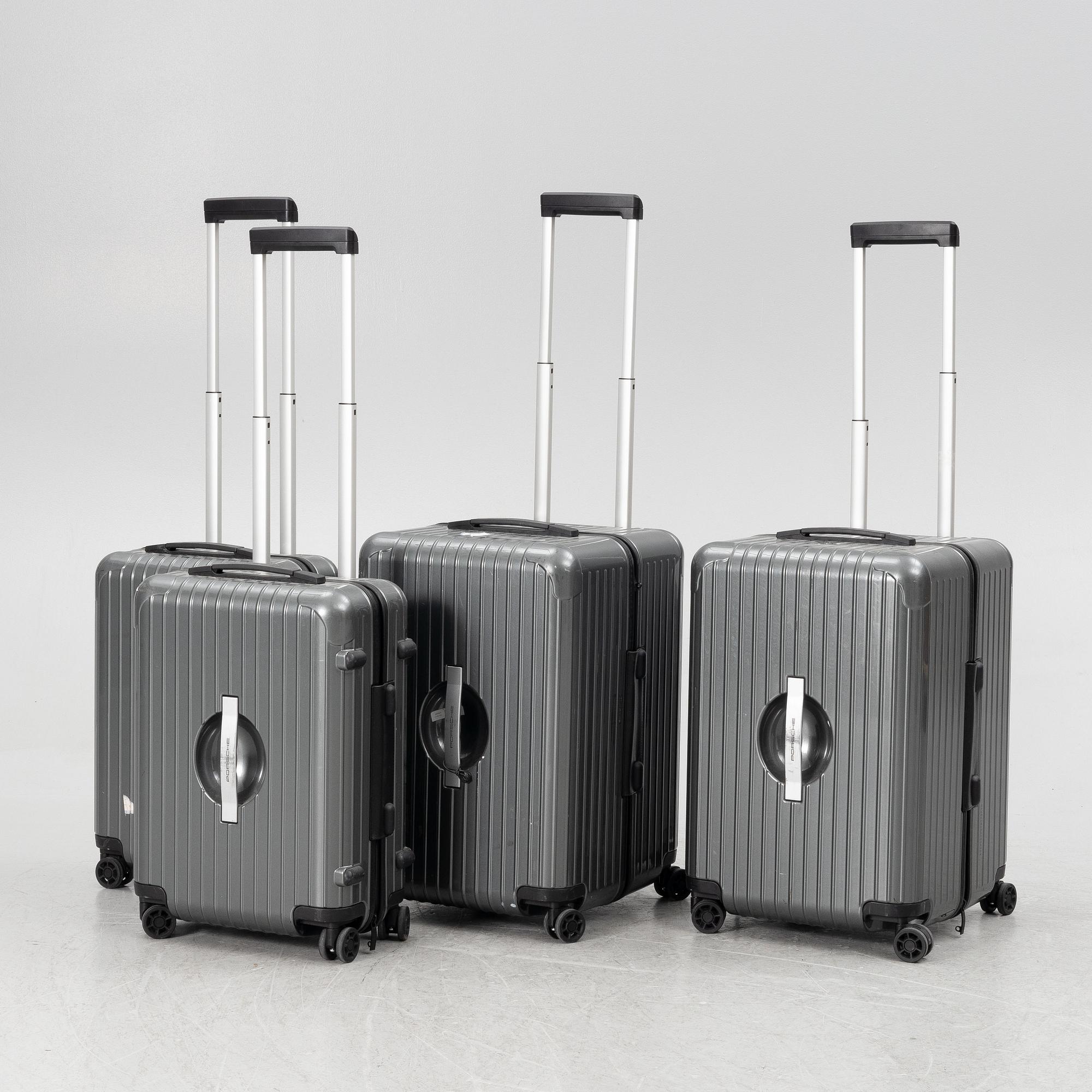 Porsche X Rimowa, resväskor, 4 st.
