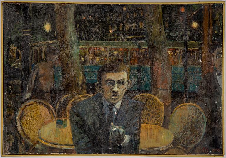 Mats Åkerman, oil on canvas, signed and dated 2000.