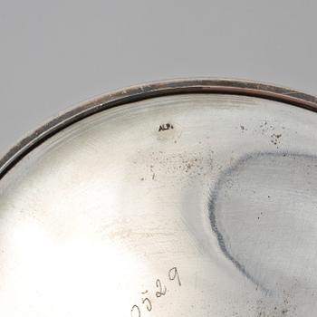 KANDELABRAR, silver, ett par, WA Bohlin, 1931, total vikt ca 1120 g.