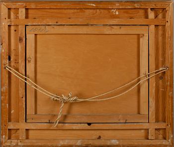 ALOIS ARNEGGER, olja på pannå, sign.