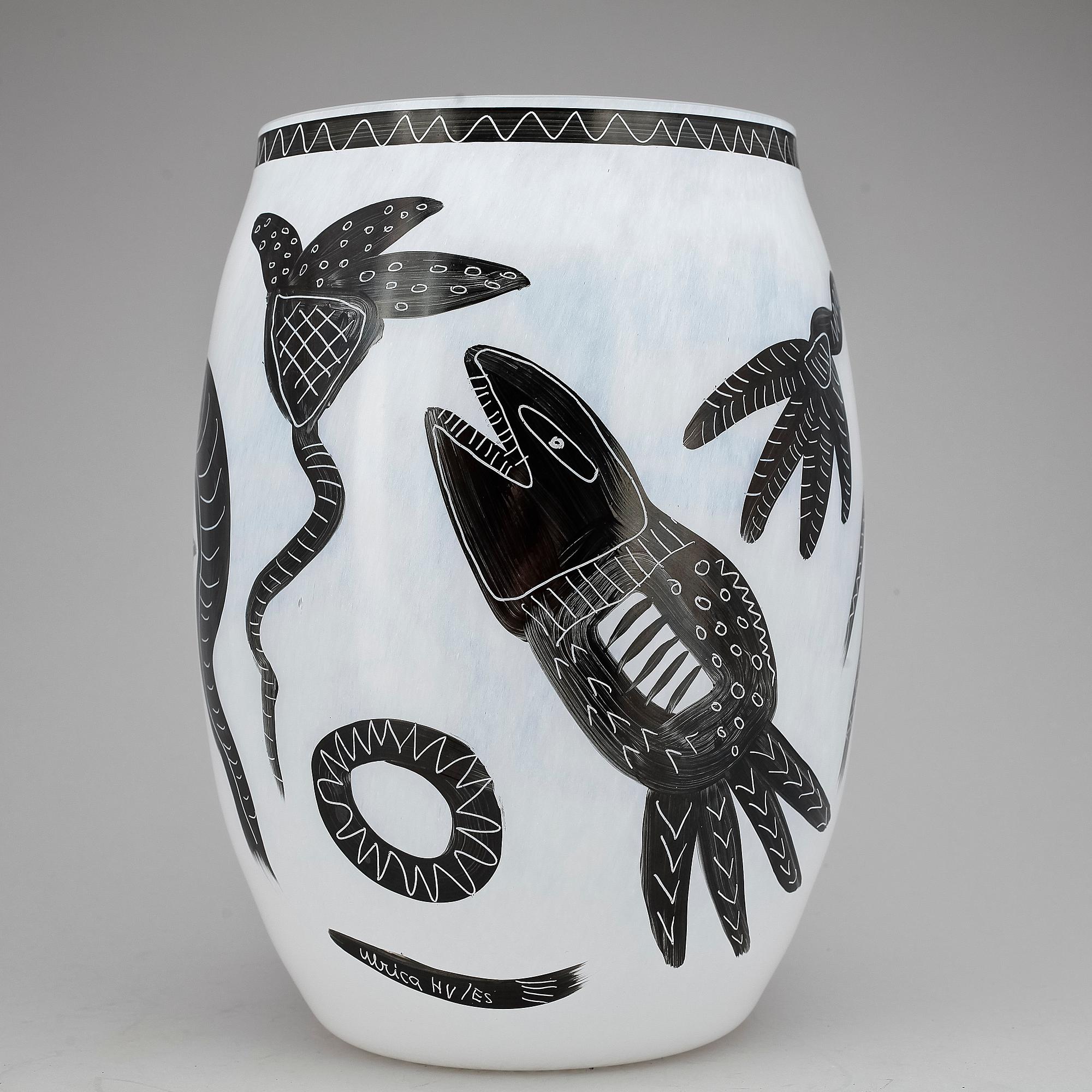 VAS, glas, Ulrica Hydman-Vallien, Kosta Boda.