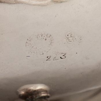 GEORG JENSEN, an 830/1000 silver needle dish, Denmark 1920's.