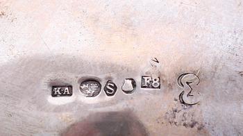 KAFFESERVIS, 3 delar, silver, 1932 och 1933. Total vikt ca 868 g.
