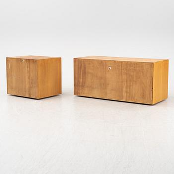 Børge Mogensen, a sideboard module and one chesst of drawers from Karl Andersson & Söner, 1950's/60's.