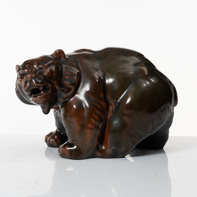 Figurin, stengods, Royal Copenhagen, Danmark.