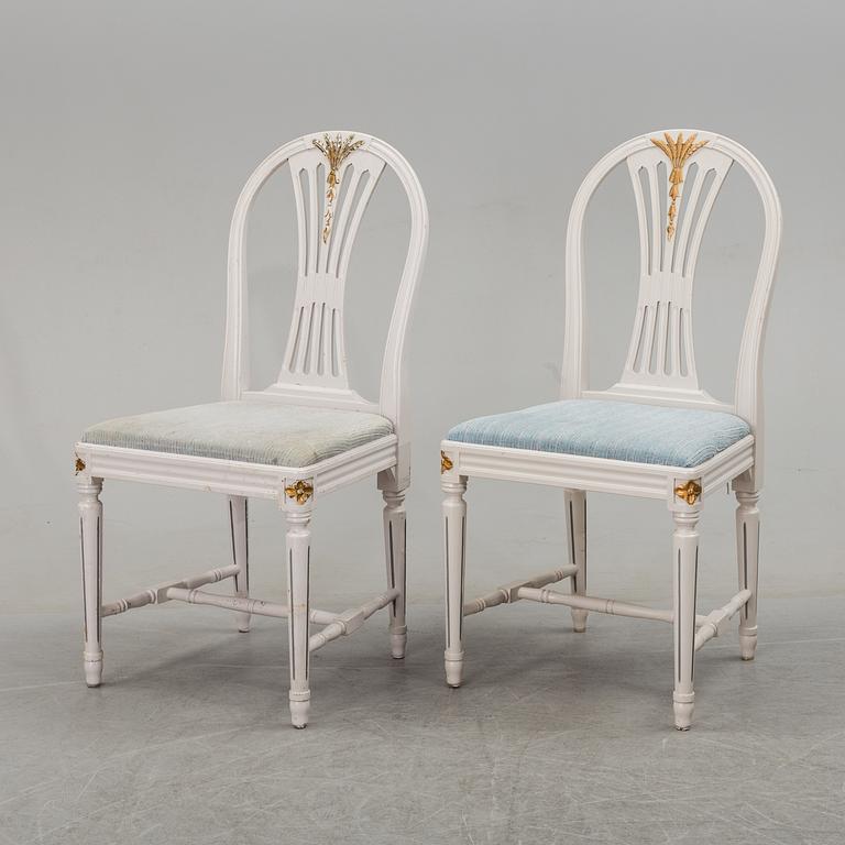 MATGRUPP, 11 delar, gustaviansk stil, 1900-talets andra hälft.