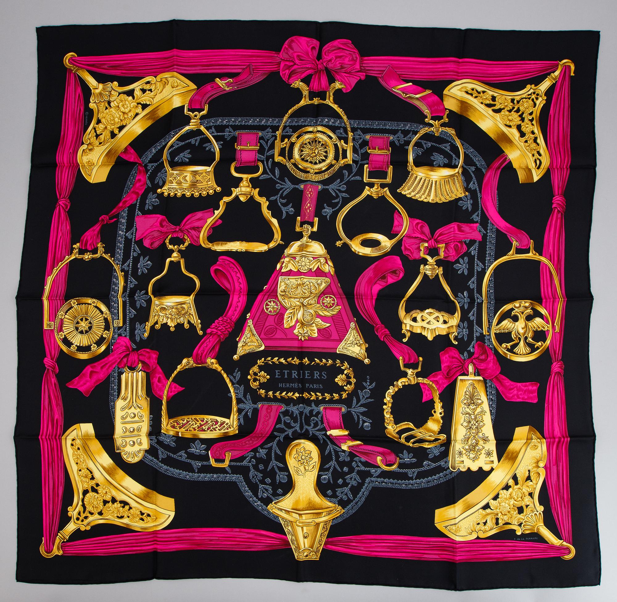 Hermès, scarves, 2 st.