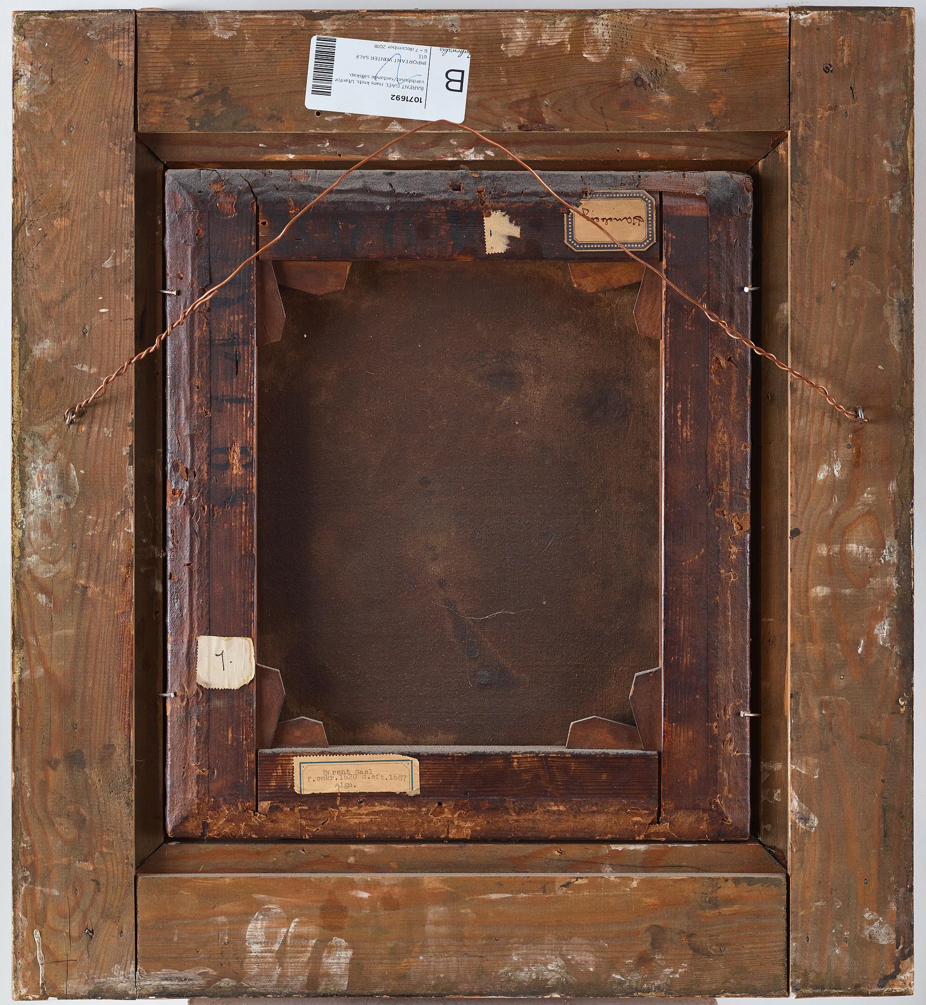 Barent Gael Circle of, Outside the inn/resting company.