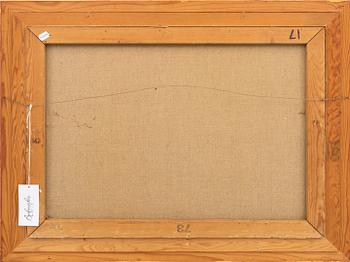 Gösta Nyrén, oil on canvas laid on panel, signed.