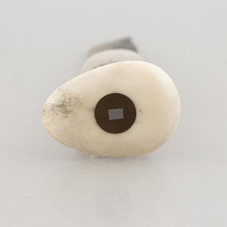 Roland Lundberg, a reindeer horn knife, Piteå.