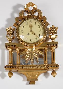 VÄGGPENDYL, gustaviansk stil.