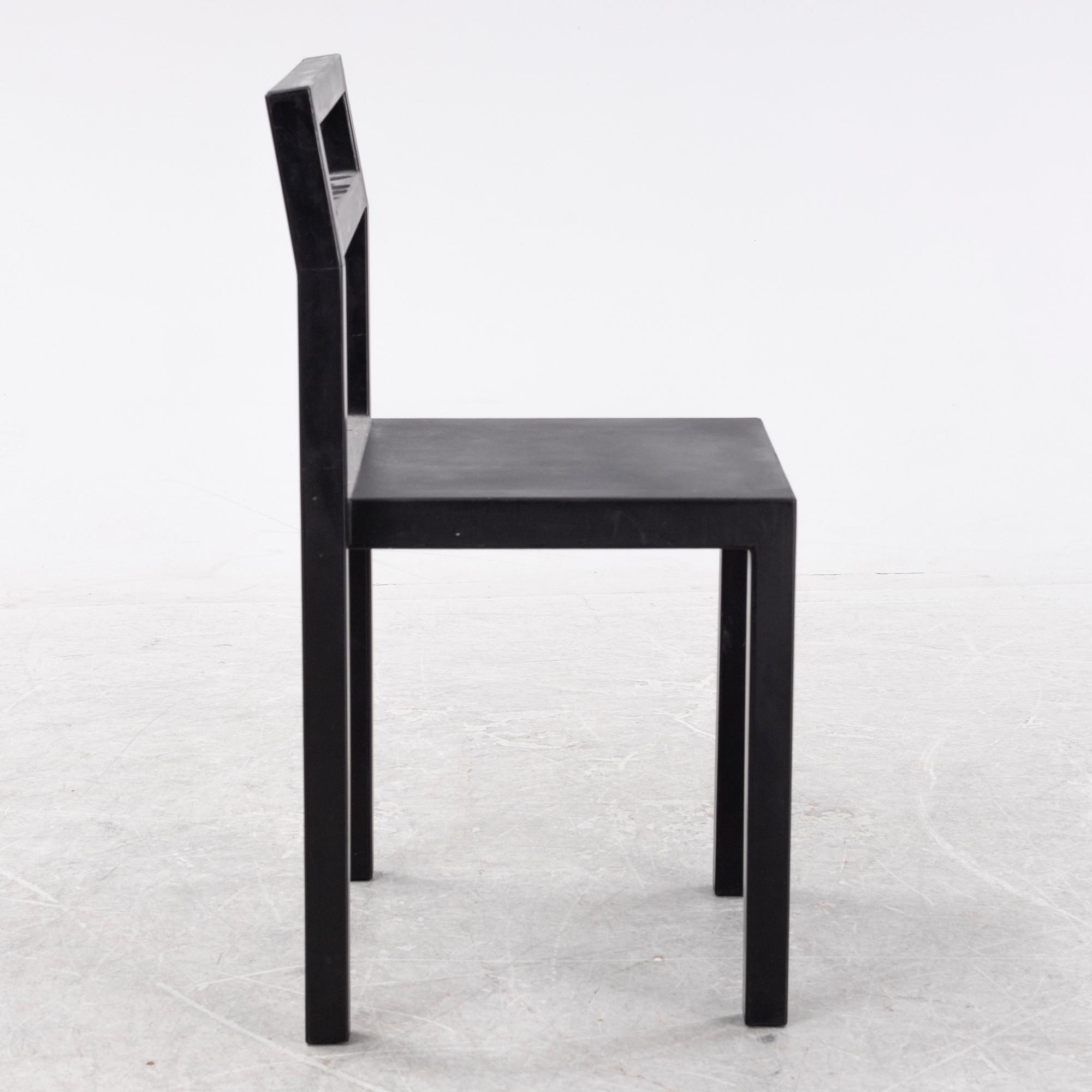 Boris Berlin/Poul Christiansen, 6 chairs, "Non", Komplot design, Källemo, 2000's.