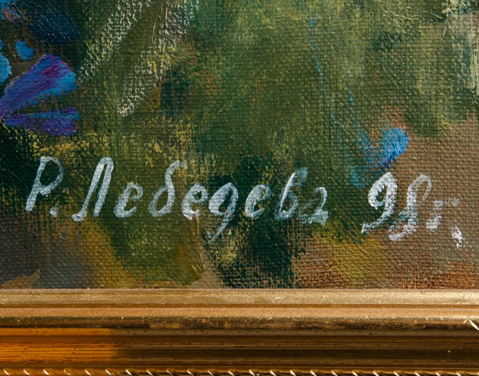 RAISA LEBEDEVA, öljy kankaalle, signeerattu ja päivätty -98.