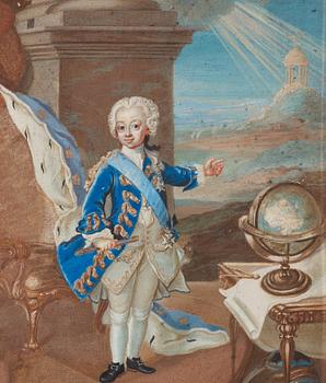 Niclas Lafrensen d.ä., Kung Gustaf III som barn.