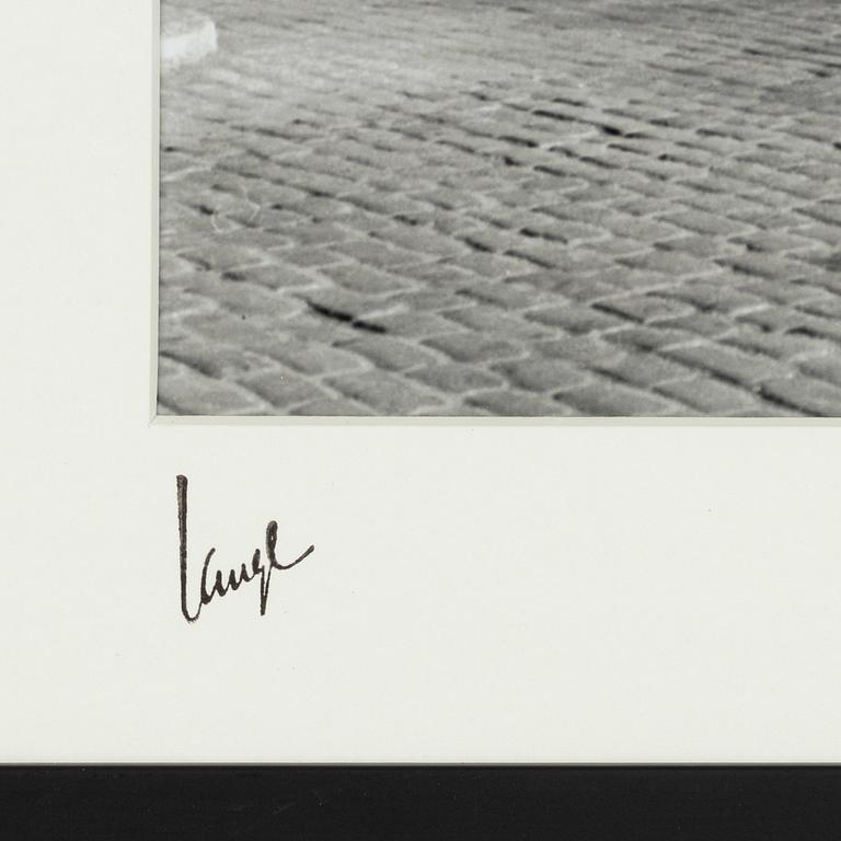 Åke Lange, "Nybroplan, spårvagn" (1930's).