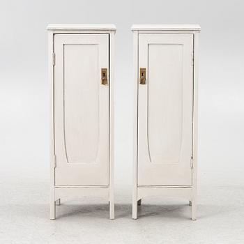 Nightstands, a pair, first half of the 20th century.