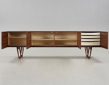 An Ib Kofod Larsen palisander sideboard, Seffle, Sweden 1960's.