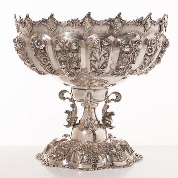 Decorative bowl, sterling silver, 20th century.