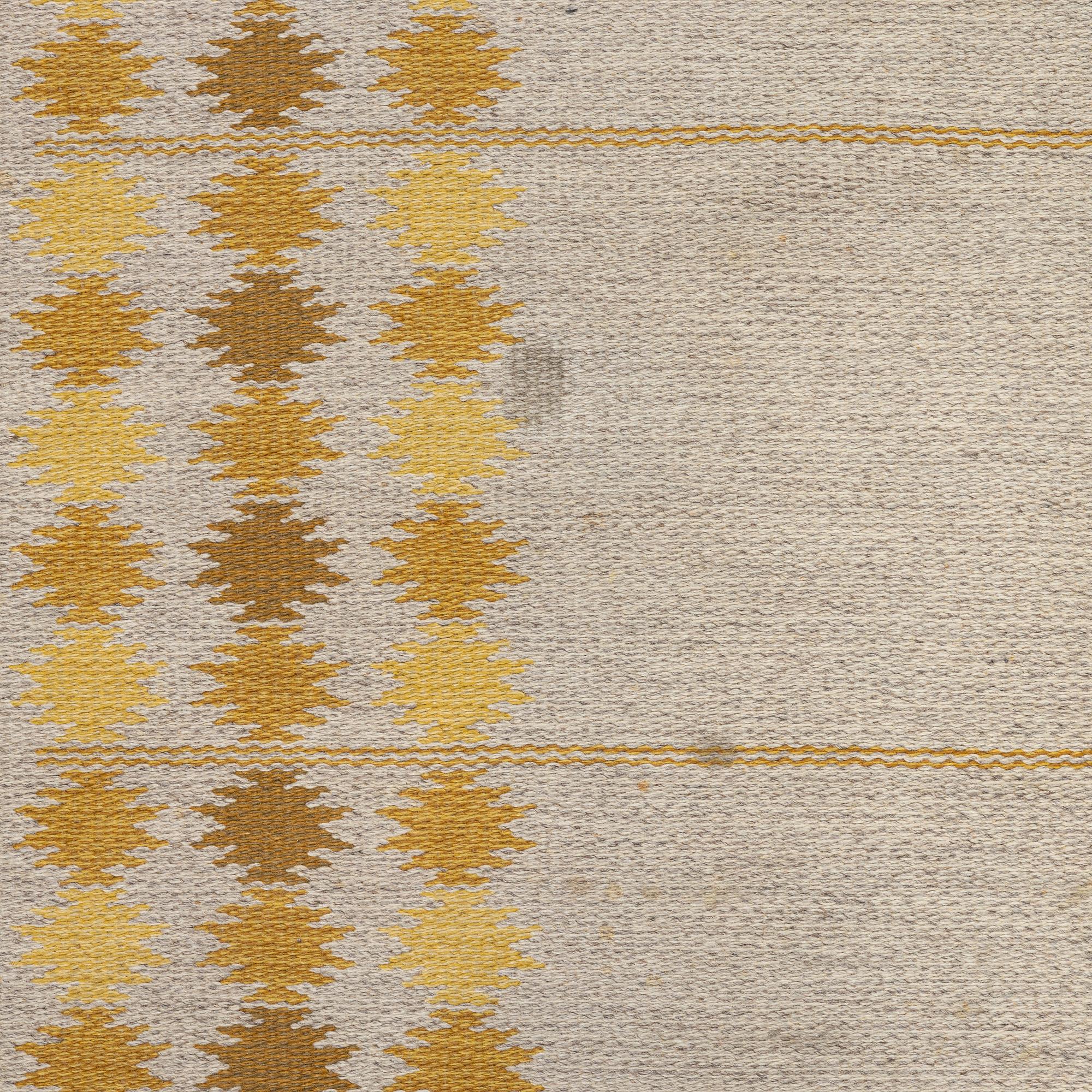 Ingrid Dessau, matta, dubbelvävd, sigerad ID, ca 228 x 160 cm.