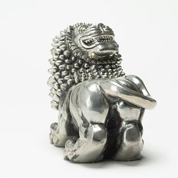 Anna Petrus, An Anna Petrus pewter sculpture of a lion for Svenskt Tenn, Stockholm 1972.