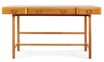 529. A Josef Frank mahogany and walnut desk, Svenskt Tenn, model 1022.
