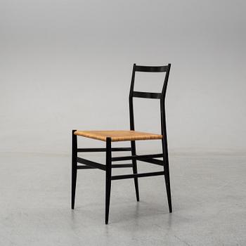 Gio Ponti, a 'Superleggera', chair, early 1960's.