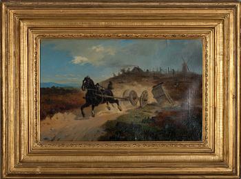 GUSTAF BRANDELIUS, Olja på duk, sign. och dat. 1865.