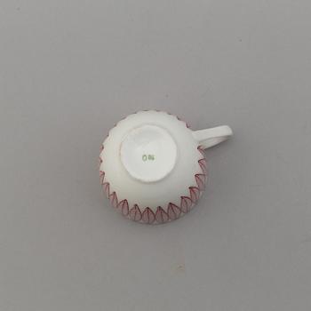 STIG LINDBERG, kaffeservis, 15 delar, porslin, "Salix", Gustavsberg.