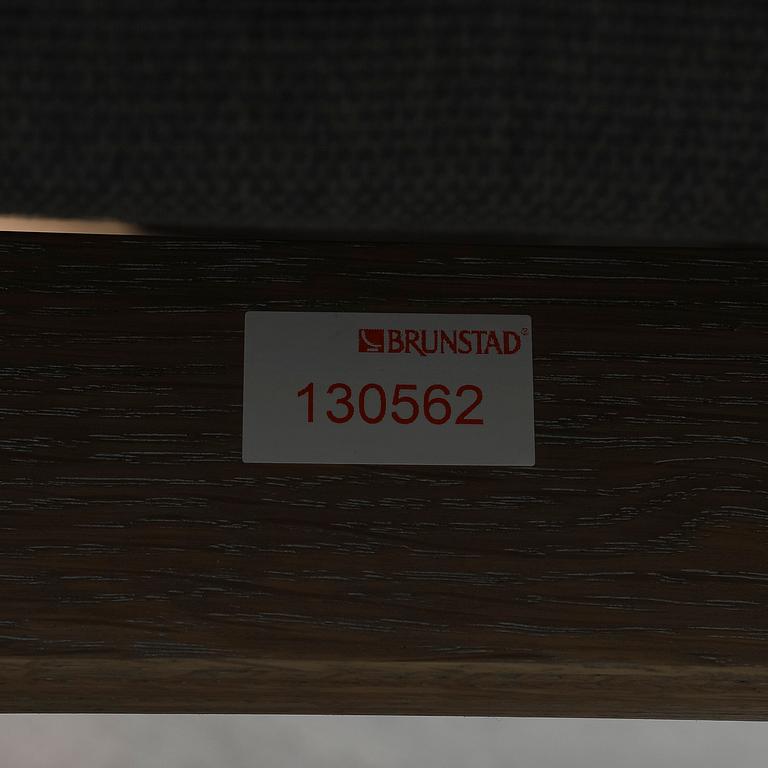 A 'Delta Adventure' easy chair with foot rest, Brunstad, Norge.