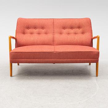 Folke Ohlsson, a 'Duxello' sofa and two armchairs, Dux, Sweden, 1960's.