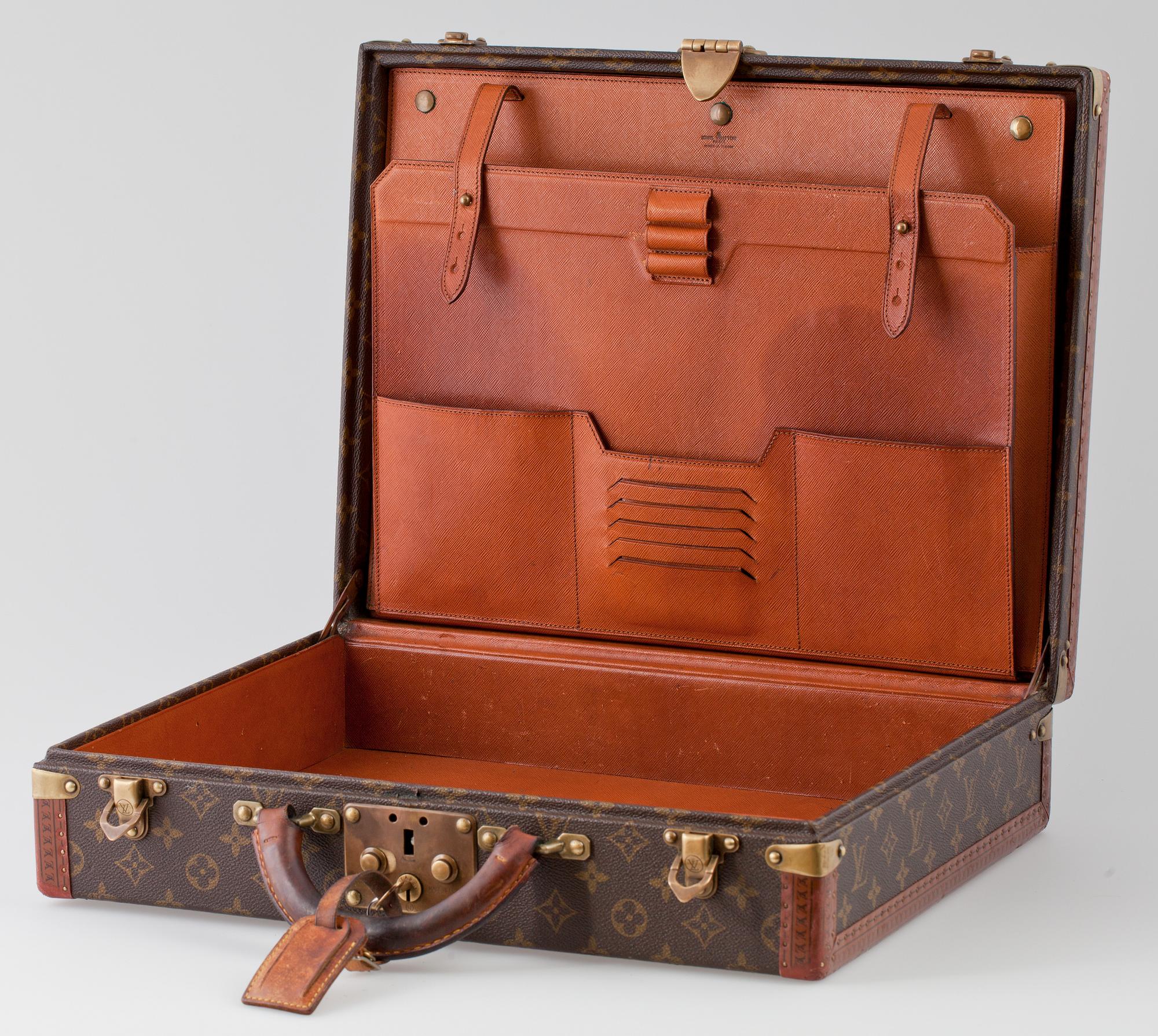 A Louis Vuitton attache case President Classeur Bukowskis