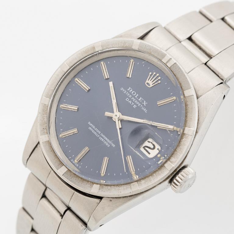 Rolex, Oyster Perpetual, Date, armbandsur, 34 mm.