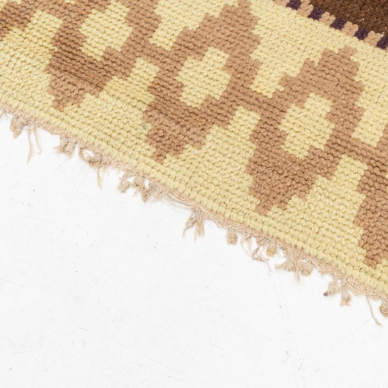 A Swedish knotted pile carpet, c 243 x 175 cm.
