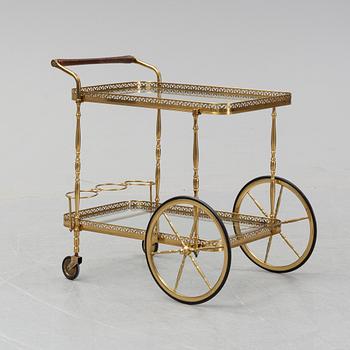 A late 20th century serving trolley.