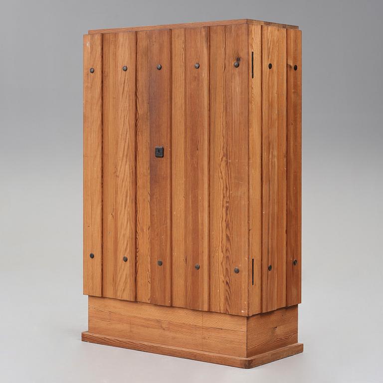 Axel Einar Hjorth, a "Lovö" stained pine cabinet, Nordiska Kompaniet, Sweden 1930's.