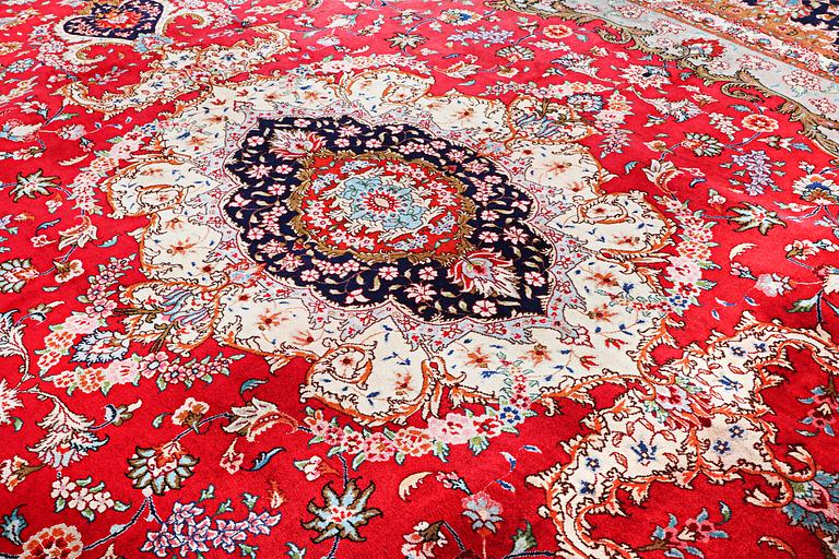 Matta, Täbriz part silk, 60 Raj, ca 357 X 248 cm.